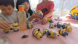 Ryan plays with MINIONS toys!