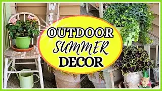 BEAUTIFUL Front Porch Summer Decorate With Me