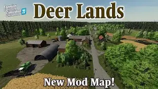“DEER LANDS” FS22 MAP TOUR! | NEW MOD MAP! | Farming Simulator 22 (Review) PS5.