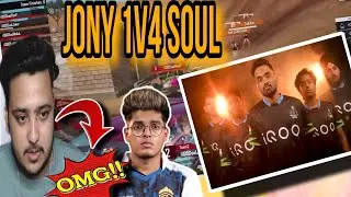 😱hrishav reaction and shocked on Jonathan's 1v4 to soul