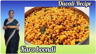 பலகாரமே செய்யத் தெரியாதவங்க கூட அரை மணி நேரத்தில் அரை கிலோ காரா பூந்தி செய்யலாம்...
