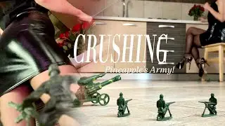 Pea’s Heels & Butt vs. Pineapple’s Army! Oddly Satisfying Crushing Things! ASMR