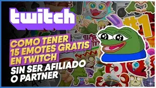 👀 15 EMOJIS/EMOTES PARA TWITCH - SIN SER AFILIADO O PARNER 👀