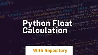 python float calculation