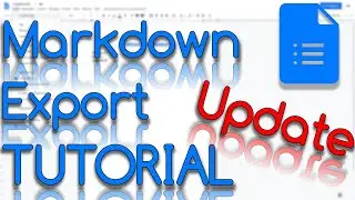 Datei als Markdown herunterladen - UPDATE - Google Docs Tutorial
