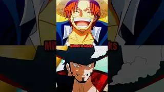 Shanks vs Mihawk #shanks #vs #mihawk #anime #onepiece