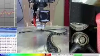 Using OBS to Monitor a Deltabot 3D Printer