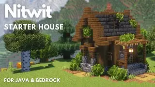 STARTER HOUSE | Minecraft Tutorial | Java & Bedrock [1.21+]
