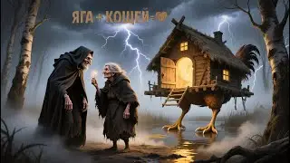 Яга и Кощей (AI Music) | Авторская песня