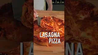 Lasagna Pizza 🍕 #shorts