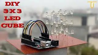 How to Make 3x3x3 LED Cube Using Arduino | Arduino UNO Projects for Beginners in Hindi