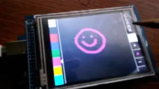 Arduino Mega + TFT LCD SSD1289 + UTFT/UTOUCH library - Paint Demo