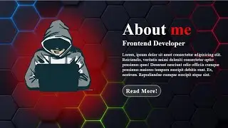How To Make A About Page| How To Make A Portfolio Website Using HTML CSS JS
