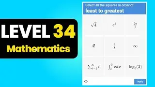 Level 34 (Mathematics) - Step-by-Step Solution Walkthrough - I’m Not a Robot - by Neal.Fun