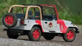 JURASSIC PARK JEEP WRANGLER стендовый моделизм.