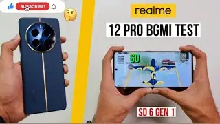 Realme 12 pro bgmi pubg test |Realme 12 pro graphics test 🥵 | And Battery test...