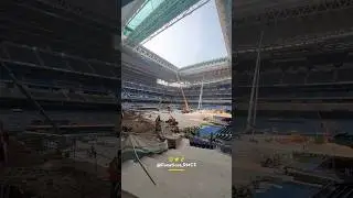 🚧 Así se encuentra el INTERIOR del Santiago Bernabéu