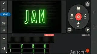 How to make a Neam neon glowing effect _ neon effect video kaise banye kinemaster main