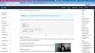 Dart Language Tour - Constructors (sans Factory)