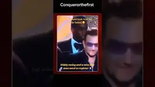 P Diddy Try to kiss Bono