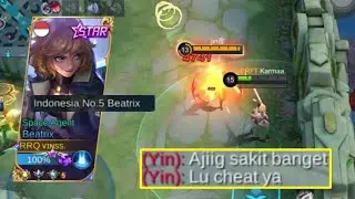 Beatrix War Menggunakan Sniper + 1 Hit! Murid RSG Emann? | Mobile Legends