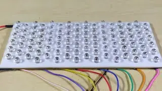 NEW Electronic Project DJ Light using 74HC595 and NE555 ic