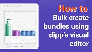 Bulk create product bundles using our visual editor