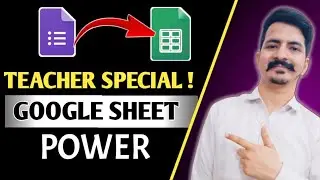 # myexceltutor # Google Sheet ll Google form ll How to make attendance sheet with Google form ?
