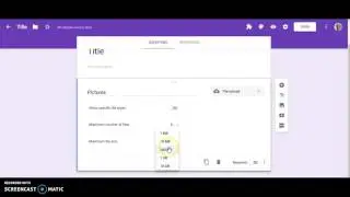 Google Forms: File Upload