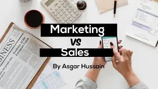 MARKETING VS SALES | MARKETING MANAGEMENT | BASICS OF MARKETING|