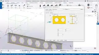 Tekla Structures 2021 - Tutorial Cara Membuat Castellated Beam