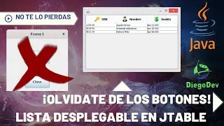 Menu desplegable dentro de Jtable en Java Swing (JPopupMenu)