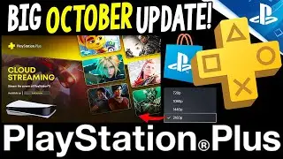 Another BIG PS PLUS October UPDATE! New Exclusive Feature for PS+ Premium + PS Plus Catalog October