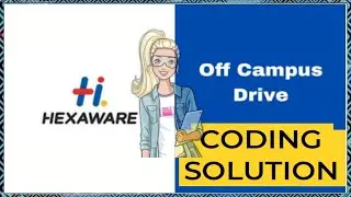 Hexaware Coding Solution 2024|Hexaware Java and Python Code|Array,Oddoneout,Substring,Mid #hexaware