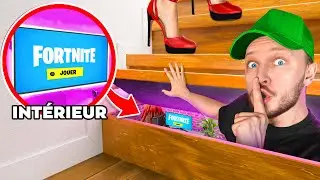 J’ai Construis une Pièce Secrète pour Jouer en Cachète !