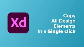 How to copy design properties to other objects in Adobe XD | Quick Tool Tip
