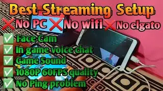 Best YouTube streaming setup, no pc, no elgato, no wifi | AirStrike Gaming