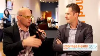 Julien Penders, Co-Founder, Bloom, w/ Tim Reha at Informed Health UCSF 2015