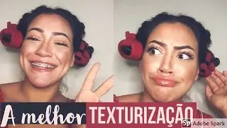COMO CACHEAR O CABELO SEM BABYLISS E CHAPINHA!! MÉTODO MAIS FÁCIL DE TEXTURIZAÇÃO !!!