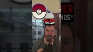 Catching a scalper trying to block the Pokemon machine 