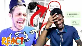 [REACT] AS INACREDITÁVEIS CONVERSAS DO TINDER! ( Marcos Coelho )