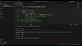 Create Simple OTP Generator Using Python | Python Project | Undeniable Hack