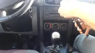 How to change Renault Symbol center console bulbs