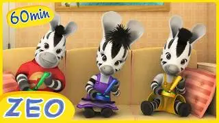 ZEO, Zak und Elzee spielen zusammen | 1-Stunden-Zusammenstellung | ZEO auf Deutsch 🦓