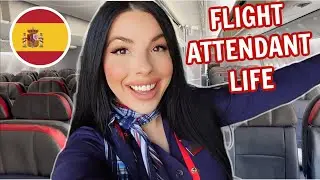 Flight Attendant Life - 24 HOUR LAYOVER IN MADRID, SPAIN ✈️🇪🇸