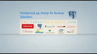Postgresql Dersleri - pg_dump ile Backup İşlemleri