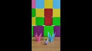 😍 3D PRINTED FAMILY OF ORIGAMI CRANES