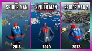 Spider-Man 2 vs Spider-Man Remastered vs Miles Morales | Ultimate Side By Side Comparison