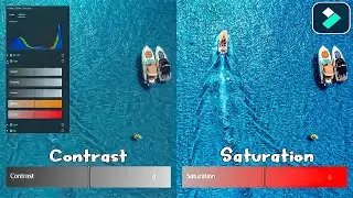 Contrast And Saturation Color Correction Filmora X Tutorial