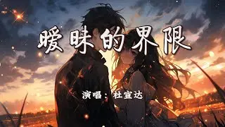 杜宣达 - 暧昧的界限『我知道差一点 再一点，就能越过暧昧的界限。』【4K | 动态歌词MV】